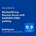 Modern&cozy Bosnian House With Garden+free Parking ゲストハウス 3*