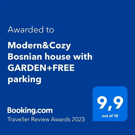 Modern&cozy Bosnian House With Garden+free Parking Pensionat *