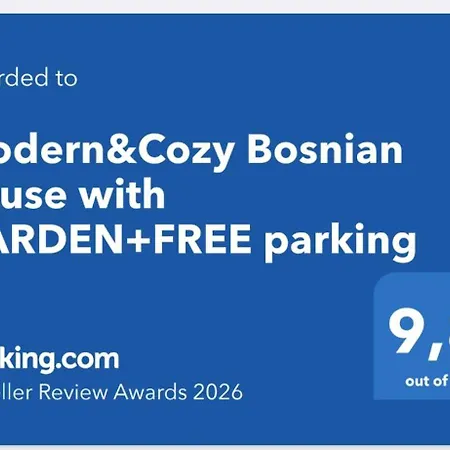 Modern&cozy Bosnian House With Garden+free Parking Pensión 4*
